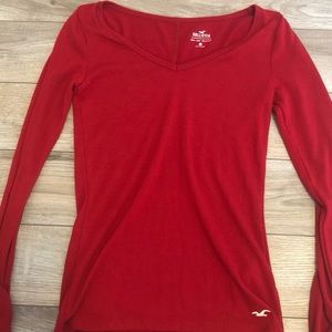 Hollister Red Longsleeve